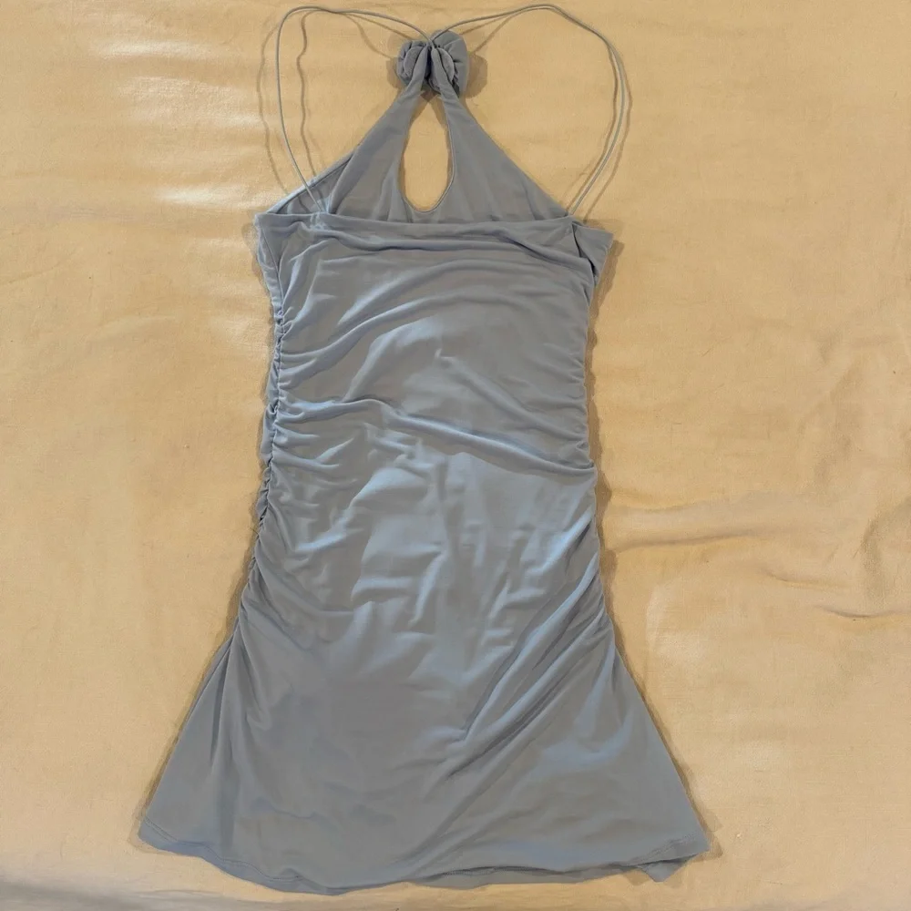Meshki Adeline Rose Halter Mini Dress - Picture 2 of 4